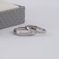 Duo De Anillos De Compromiso Ajustables