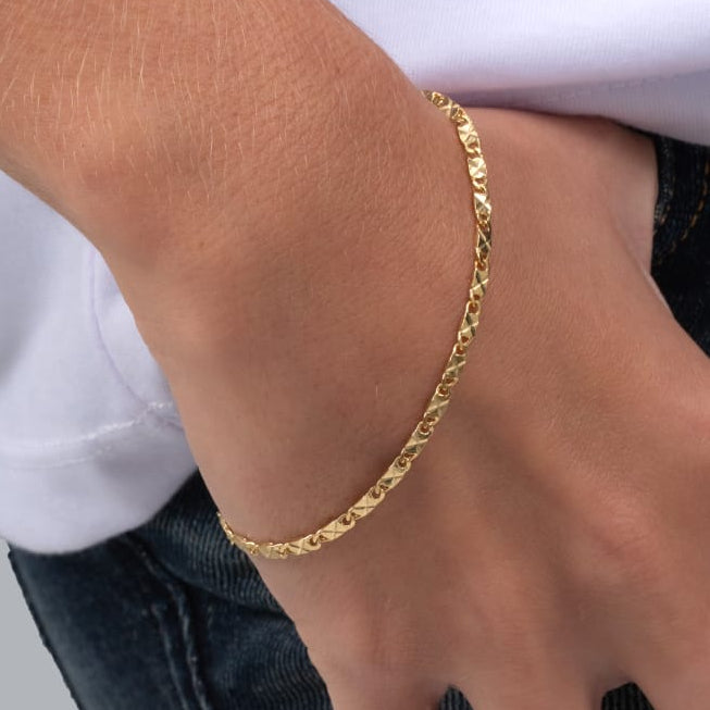 Pulsera Destellos 2.5mm 16cm + Extensor