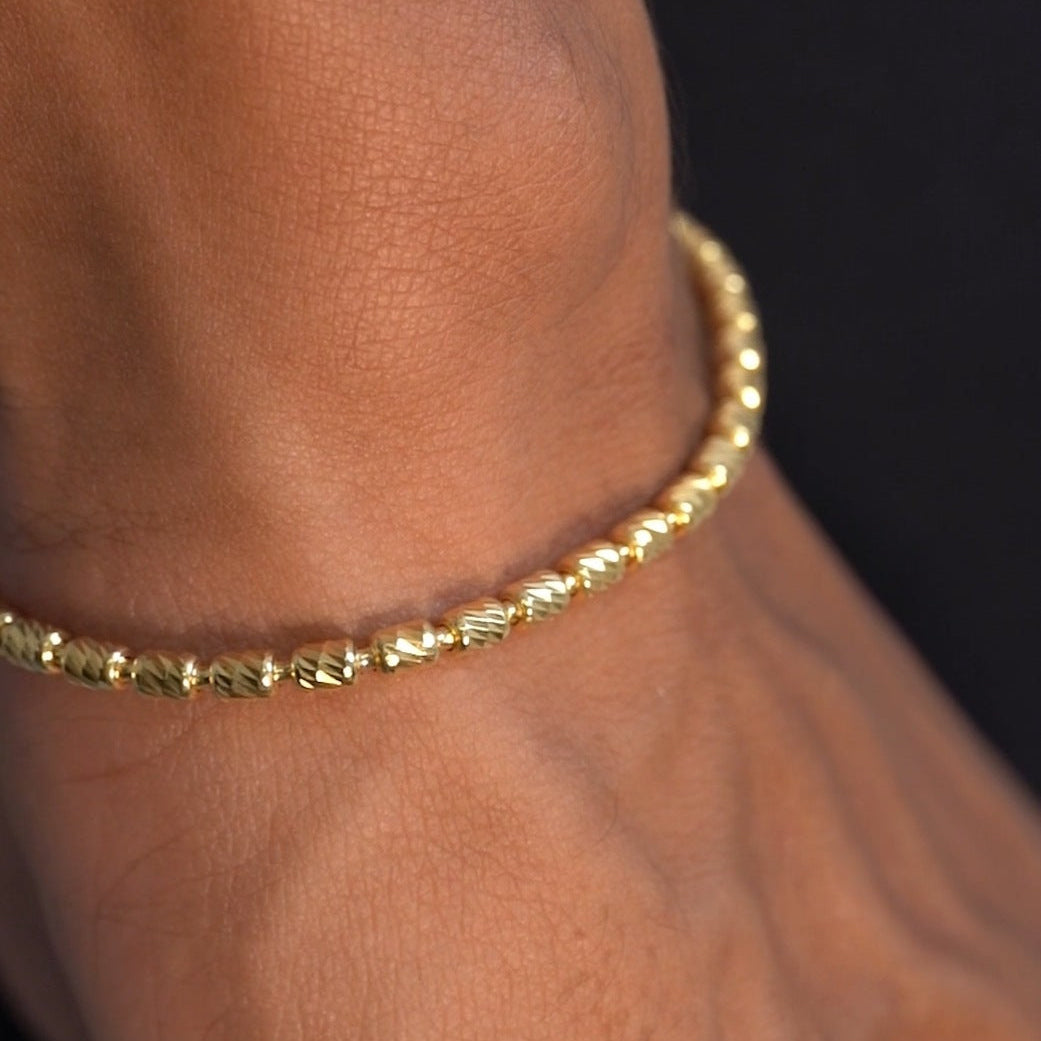 Pulsera Barril italy 3mm 19.5Cm