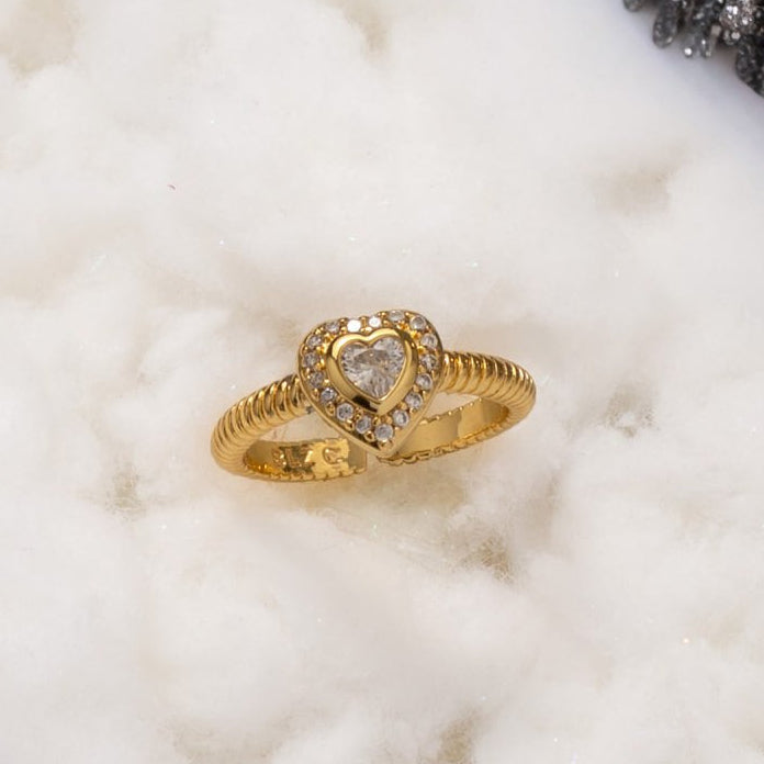 Anillo Cristal Love Ajustable