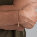 Pulsera Tube Gold IT 19.5cm