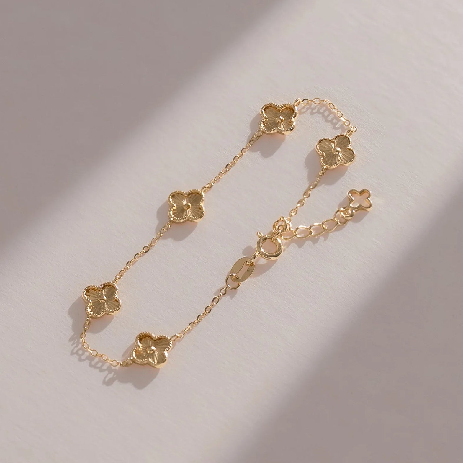 Pulsera Mini Clover 0.7mm 15Cm + Extensor