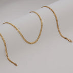 Cadena Cubana Link 🇮🇹IT 3,1Mm × 65Cm