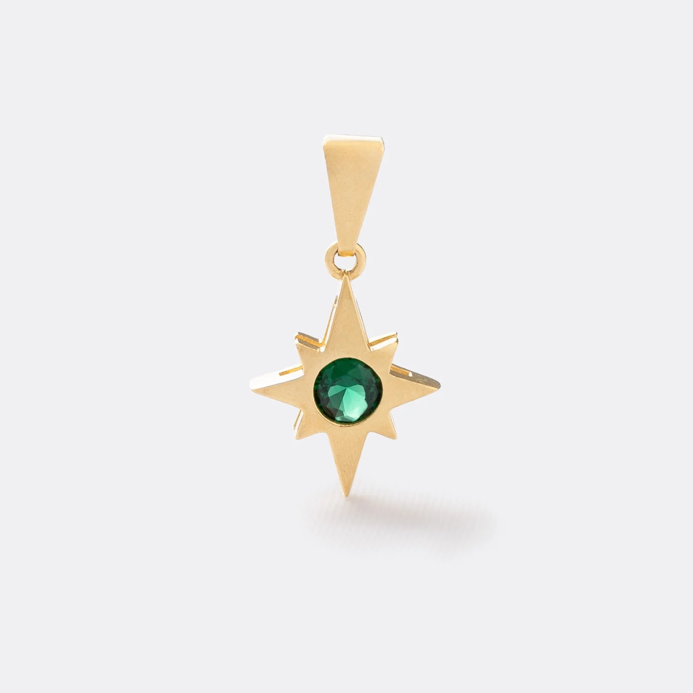 Dije Estrella Circonia Verde
