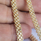 Cadena Tejido Chino Doble Carril 65cm × 5mm