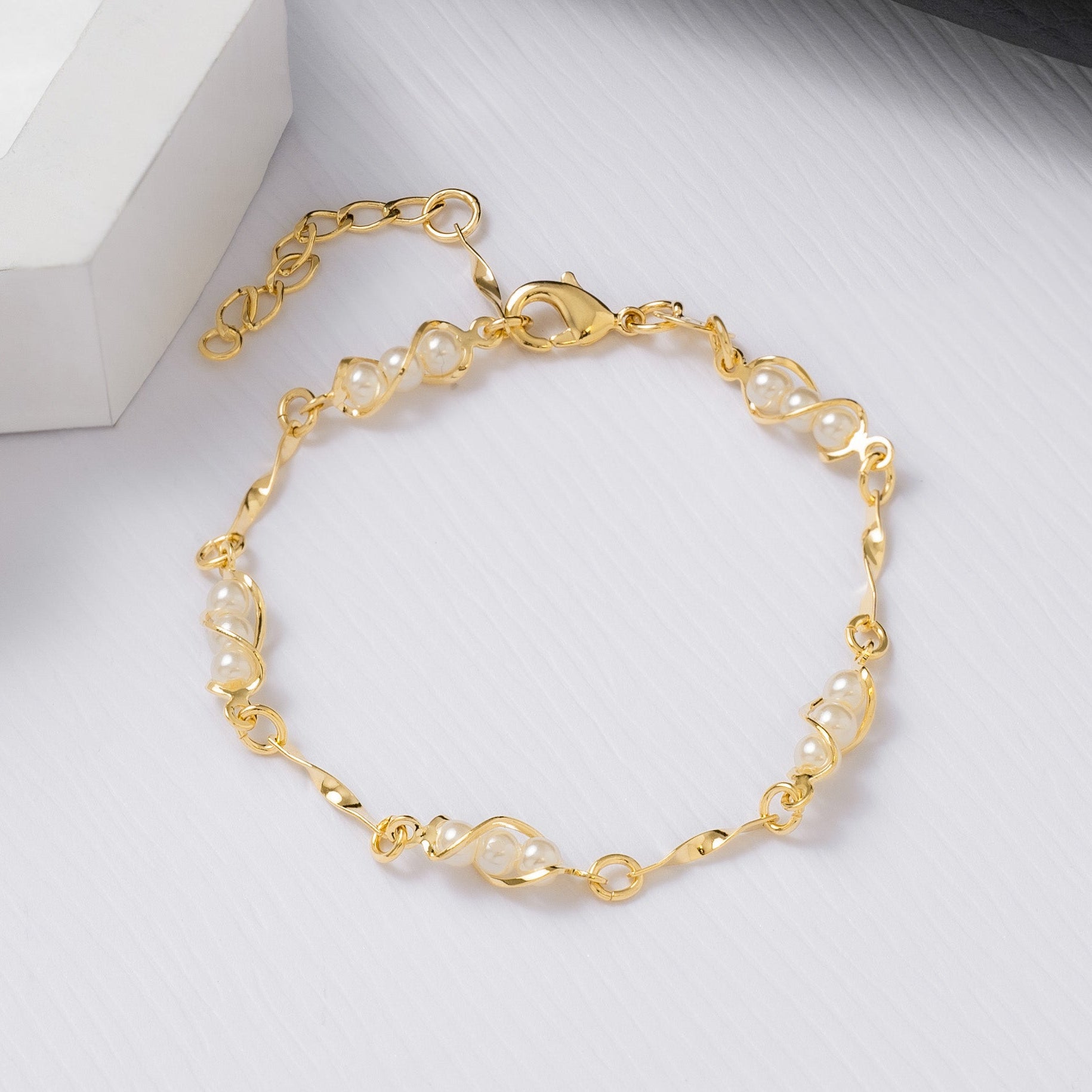 Pulsera Perla 16Cm + Extensor