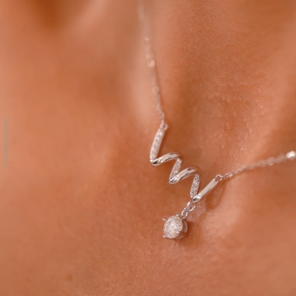 Gargantilla Wave Crystal 40cm + Extensor