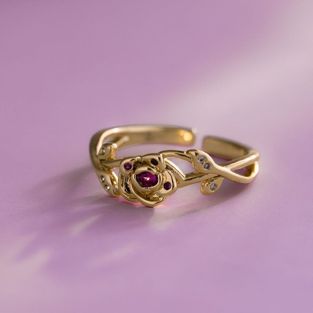 Anillo Rose Crown Ajustable