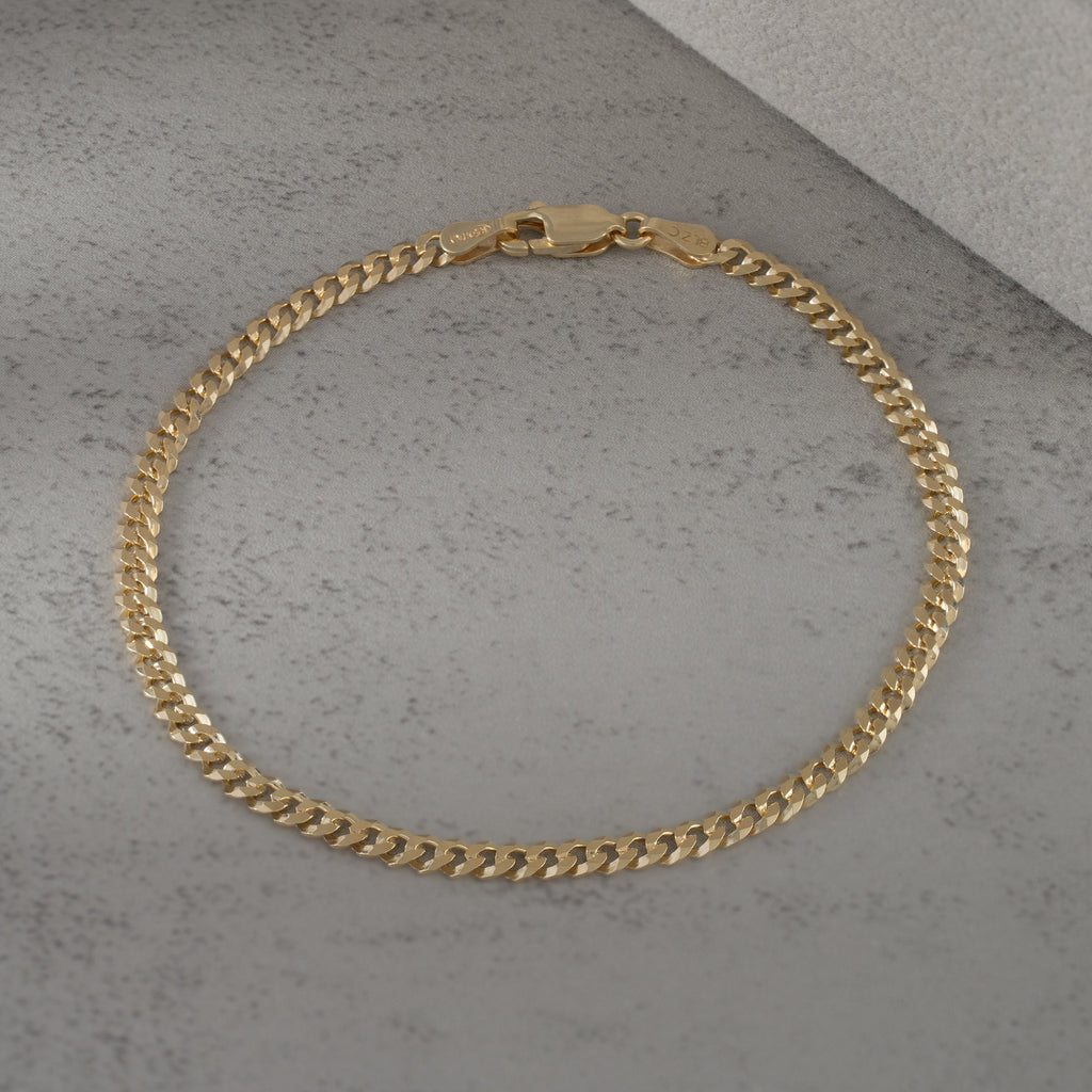 Pulsera Cuban Link IT 3,1mm × 19cm
